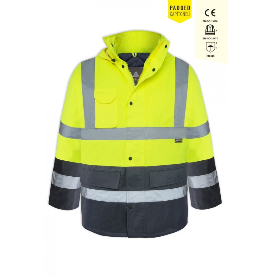 OLYMPUS ESSENTİAL HI- VIS TWO - TONE LİNED JACKET