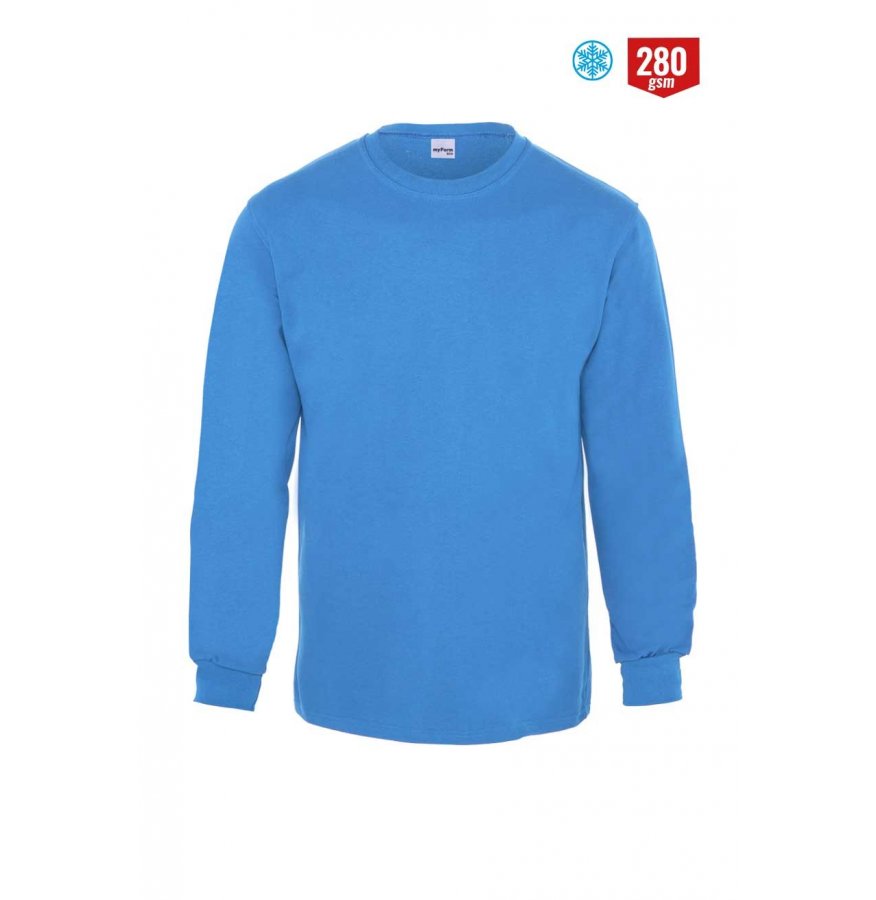 ECO BİSİKLET YAKA SWEATSHİRT