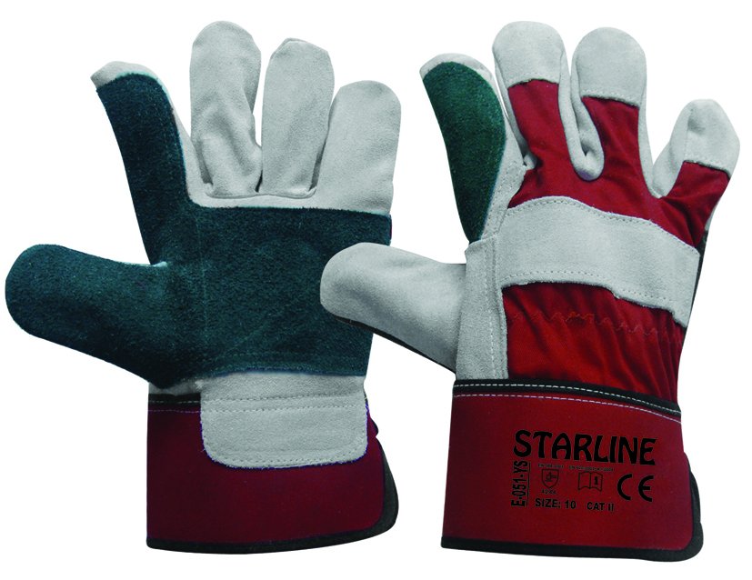 Star Line E-051-YS Takviyeli Deri Eldiven
